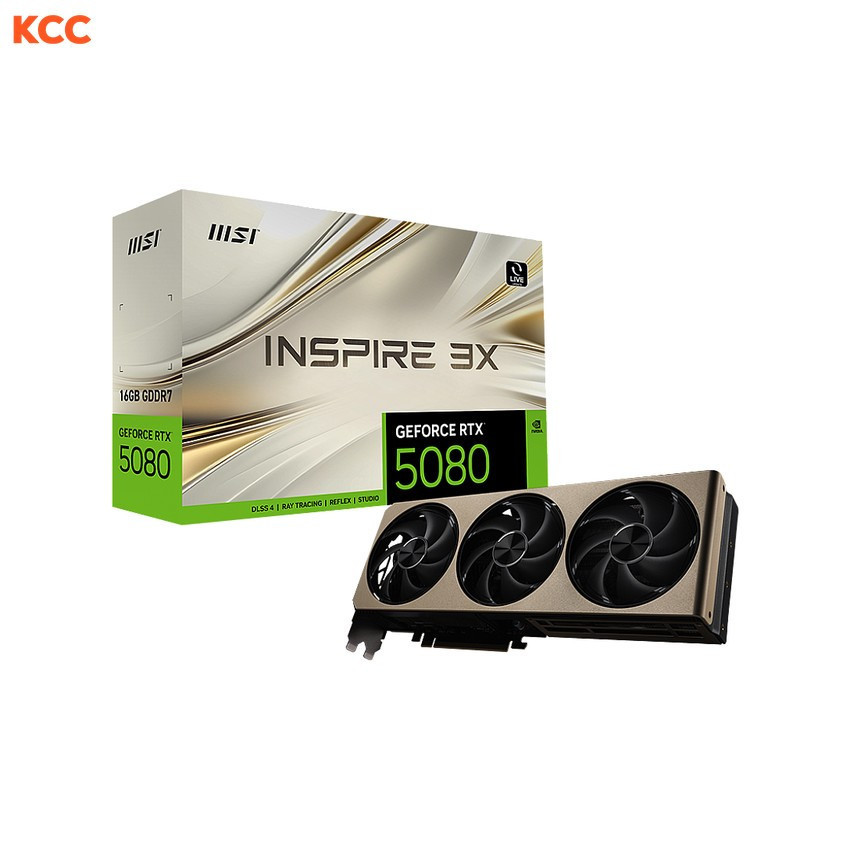 Card màn hình MSI GeForce RTX 5080 16G INSPIRE 3X