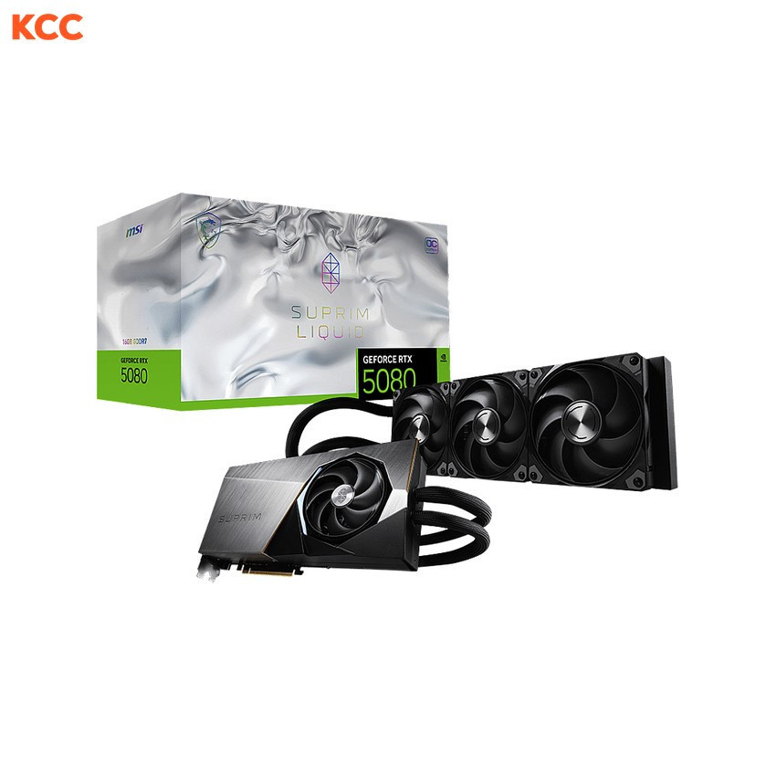 Card màn hình MSI GeForce RTX 5080 16G SUPRIM LIQUID OC