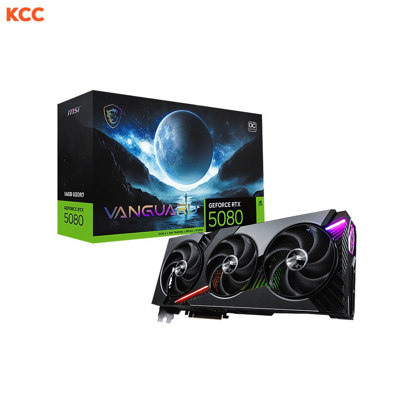 Card màn hình MSI GeForce RTX 5080 16G VANGUARD OC