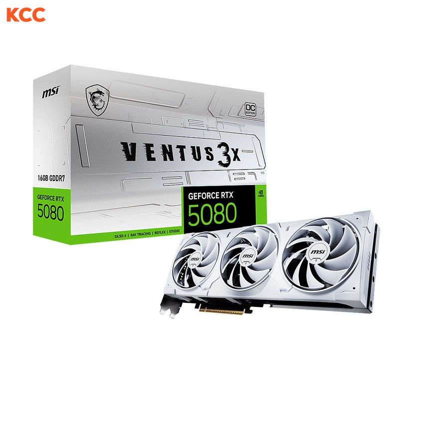Card màn hình MSI GeForce RTX 5080 16G VENTUS 3X OC WHITE