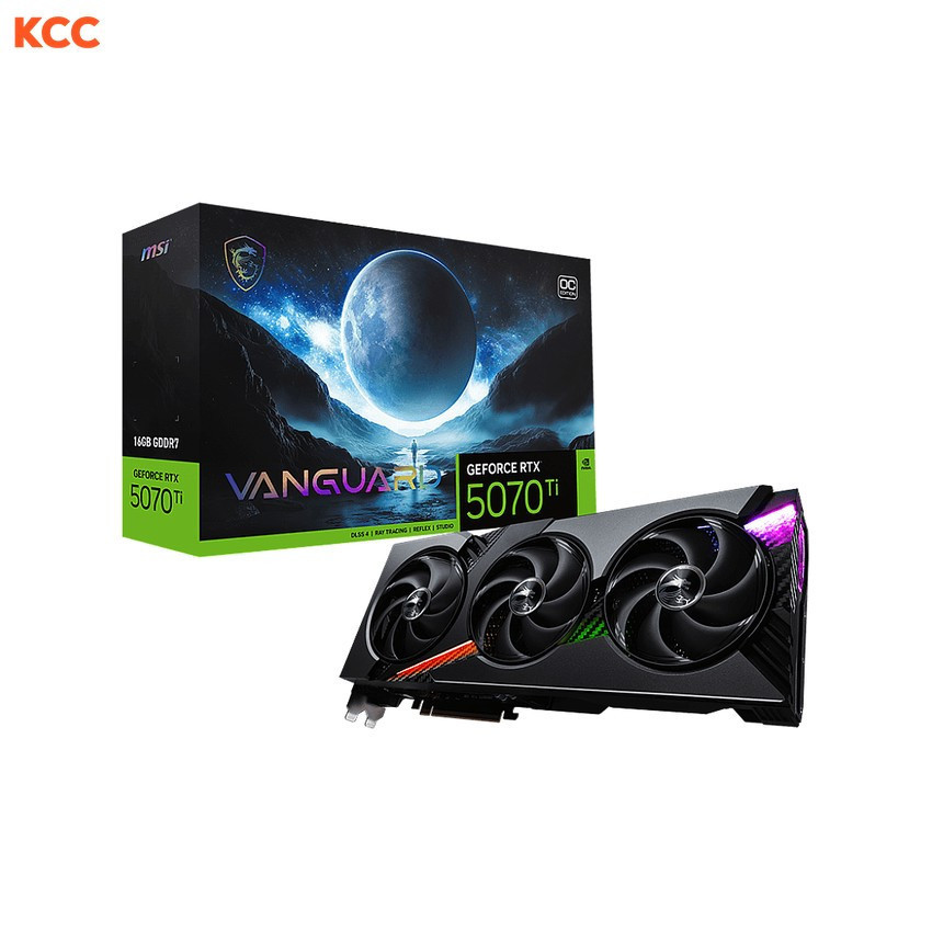 Card màn hình MSI GeForce RTX 5070 Ti 16G VANGUARD OC
