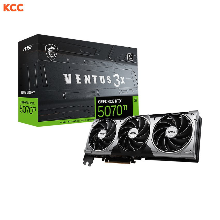 Card màn hình MSI GeForce RTX 5070 Ti 16G VENTUS 3X