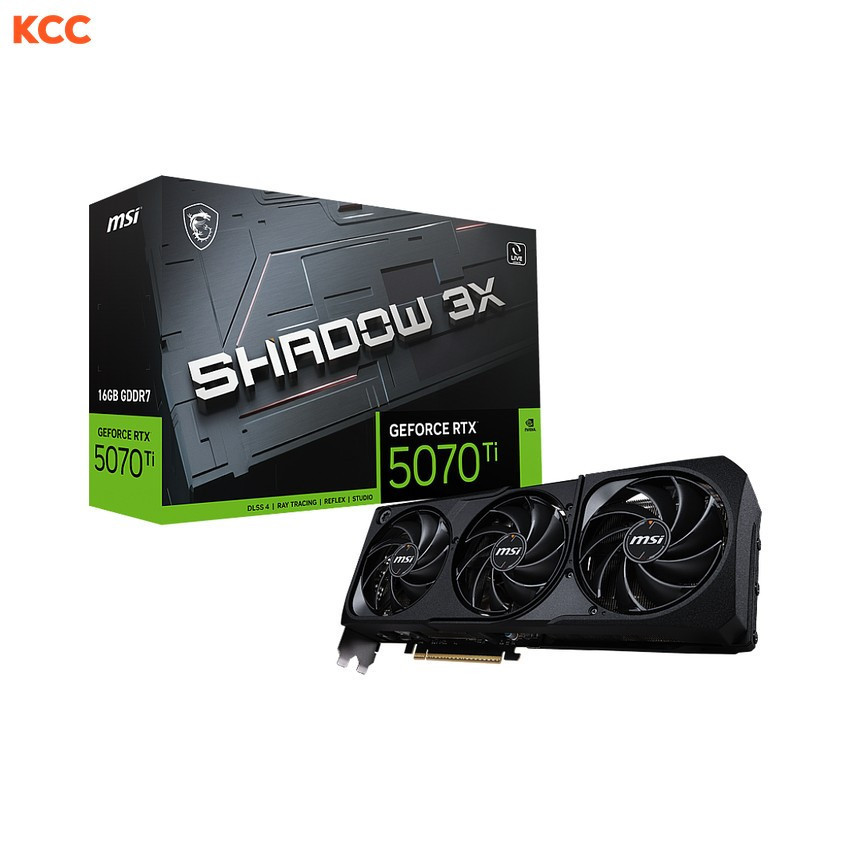Card màn hình MSI GeForce RTX 5070 Ti 16G SHADOW 3X