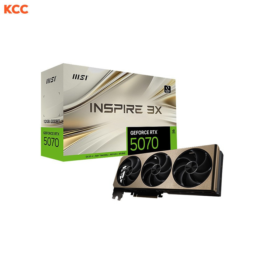 Card màn hình MSI GeForce RTX 5070 12G INSPIRE 3X