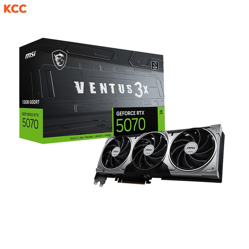 Card màn hình MSI GeForce RTX 5070 12G VENTUS 3X
