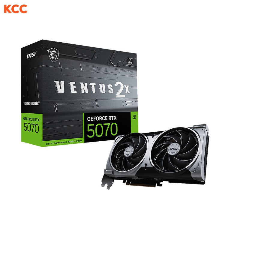 Card màn hình MSI GeForce RTX 5070 12G VENTUS 2X