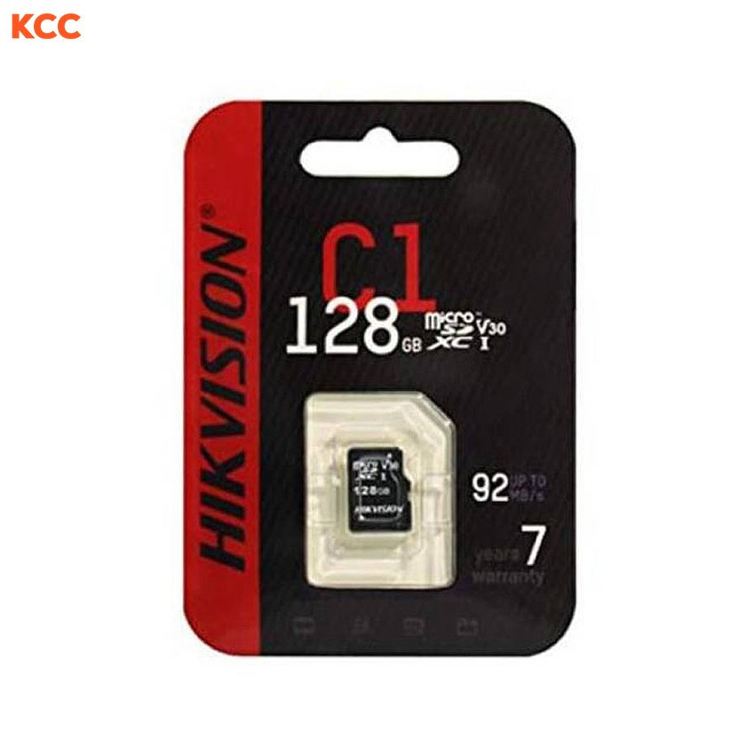 Thẻ Nhớ Hikvision 128GB microSDHC Class 10 and UHS-I 3D NAND / HS-TF-C1/128G