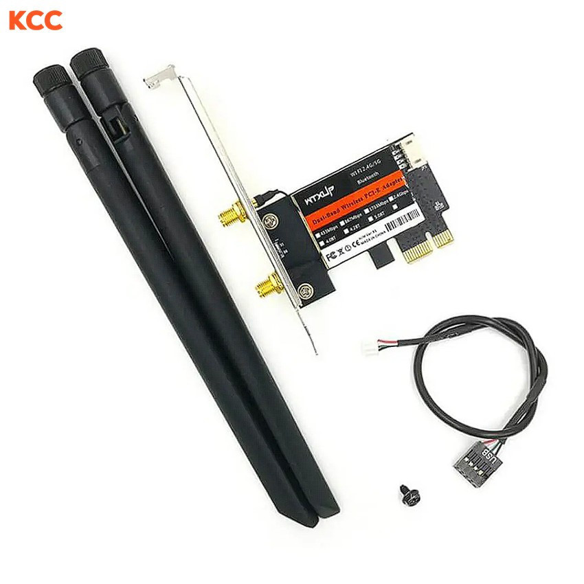 Card Wifi Intel 7260AC WTXUP (Blutooth 4.0 , Dual Band Wireless)