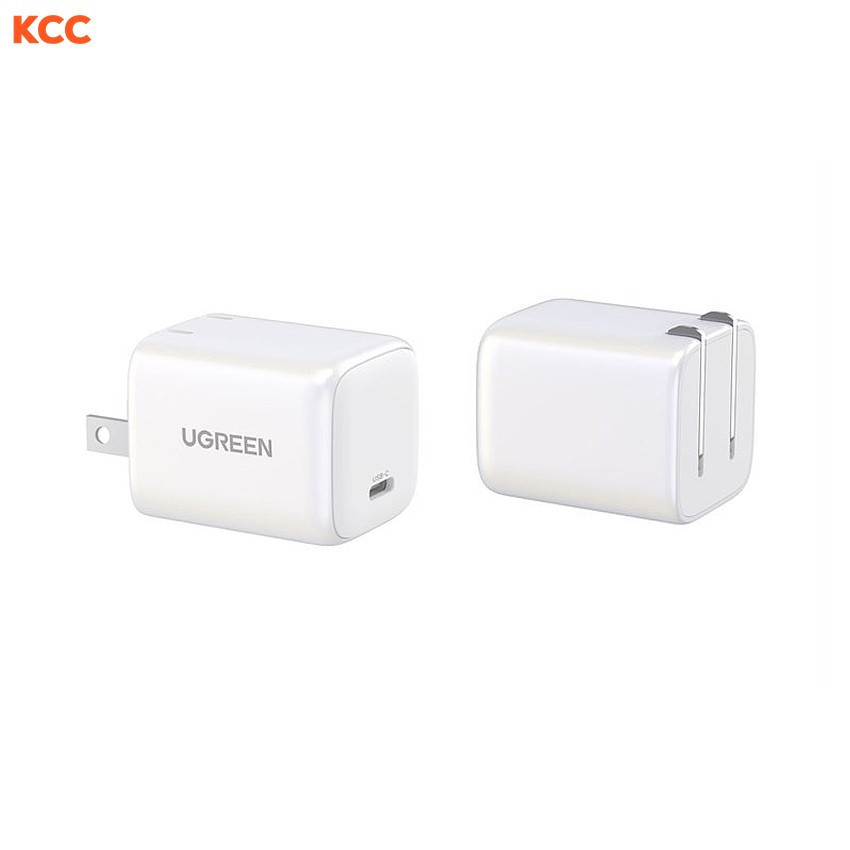 Sạc điện thoại 1 cổng USB-C Nexode công nghệ GaN 30W màu trắng Ugreen (15329)