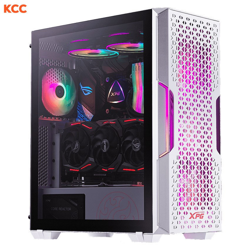 Vỏ case Adata XPG Starker Air White (STARKERAIR-WHCWW)