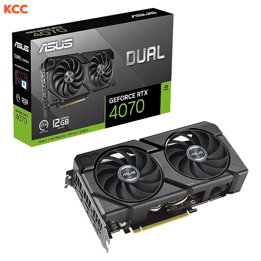 VGA ASUS Dual GeForce RTX 4070 EVO 12GB GDDR6X (DUAL-RTX4070-12G-EVO)