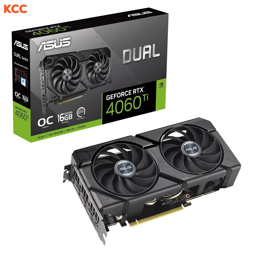 VGA ASUS Dual GeForce RTX 4060 Ti EVO 16GB GDDR6 (DUAL-RTX4060TI-16G-EVO)