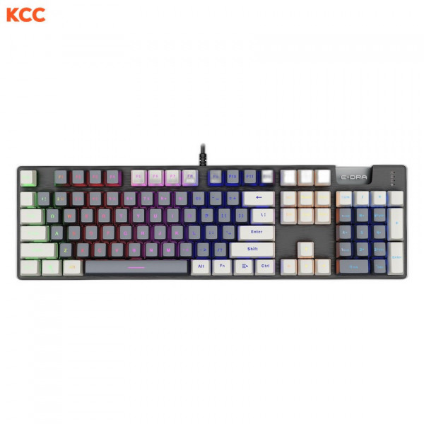 Bàn phím cơ có dây gaming EDRA EK312 - Beta Brown Switch