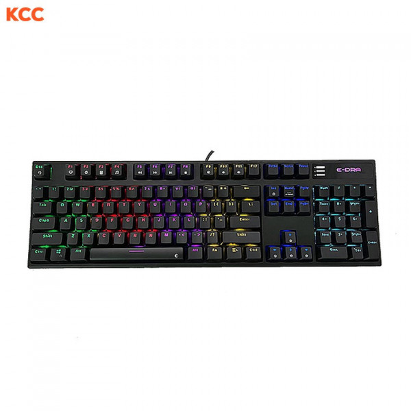 Bàn phím cơ có dây gaming EDRA EK3104L Red Switch