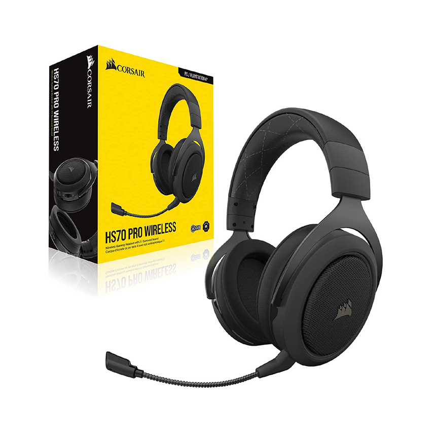 Tai nghe Corsair HS70 PRO WIRELESS Carbon CA-9011211-AP