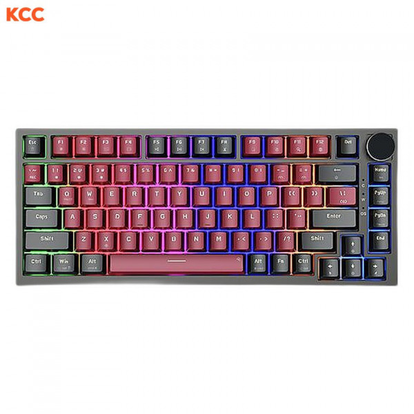Bàn phím cơ có dây gaming EDRA EK375 - Beta (Black + Red) Brown Switch