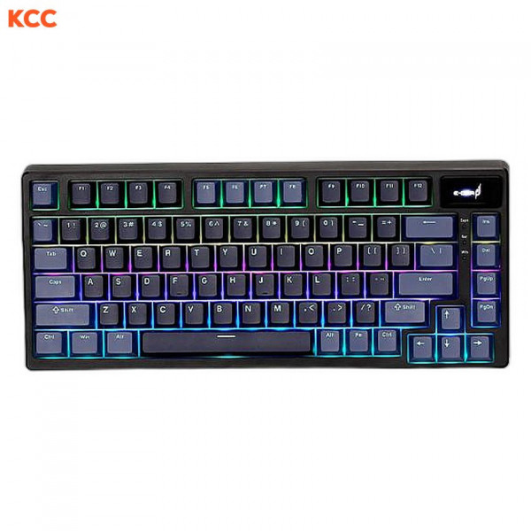 Bàn phím cơ không dây gaming EDRA EK375PRO - Alpha (Navy + Blue) Brown Switch