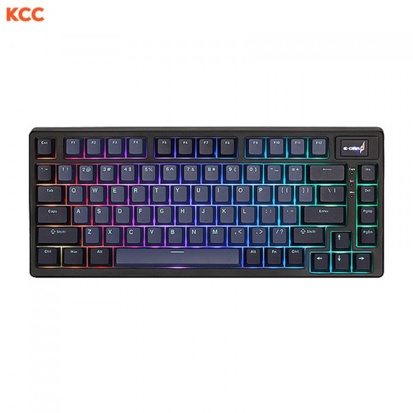 Bàn phím cơ không dây gaming EDRA EK375PRO - Beta (Blue + Navy) Blue Switch