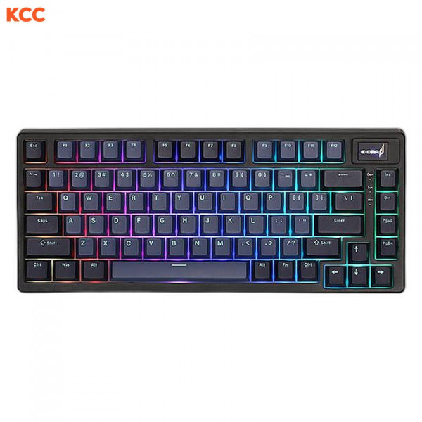 Bàn phím cơ không dây gaming EDRA EK375PRO - Beta (Blue + Navy) Red Switch