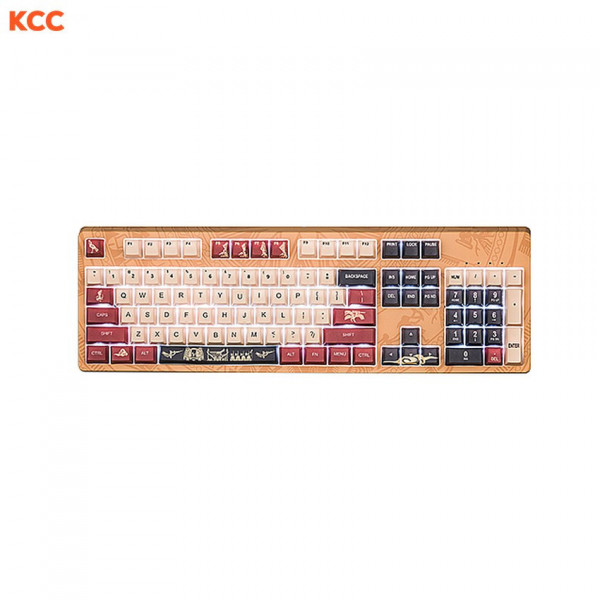 Bàn phím cơ có dây gaming EDRA EK3104 LACHONG Gateron Yellow Switch