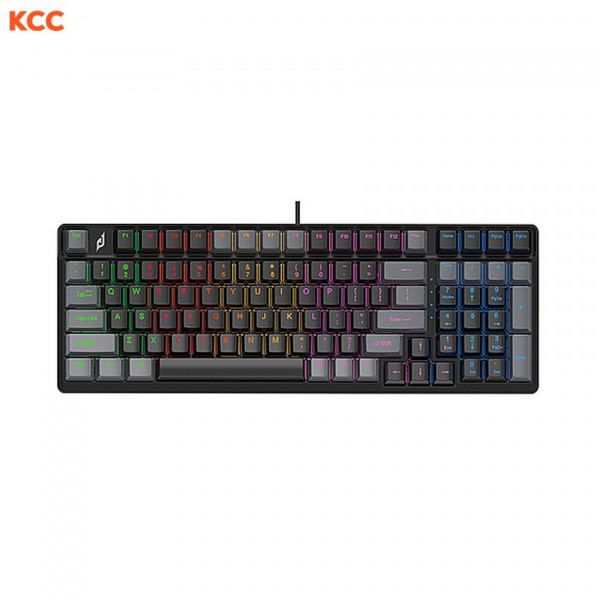 Bàn phím cơ có dây gaming EDRA EK398X - Beta (Gray + Black)