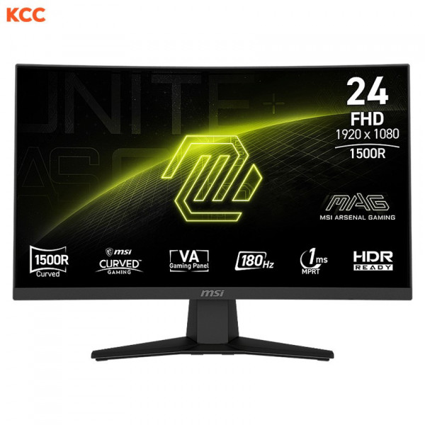 Màn hình gaming MSI MAG 244C (24in / FHD / VA / 180Hz / 1ms / Cong)
