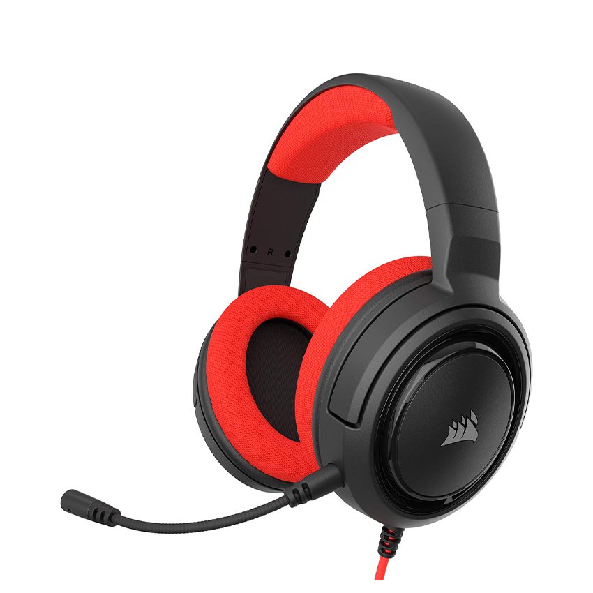 Tai nghe Corsair HS35 Stereo Red Drivers 50mm CA-9011198-AP