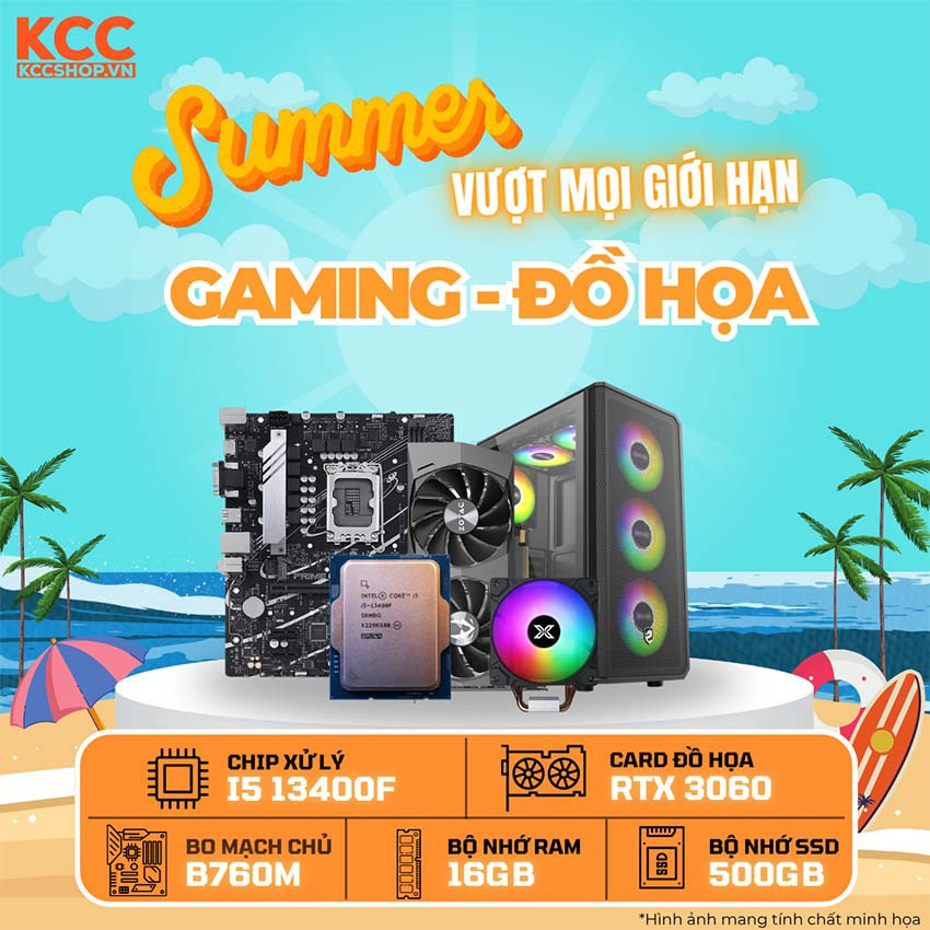 PC KCC Intel i5-13400F/14400F / VGA RTX 3060
