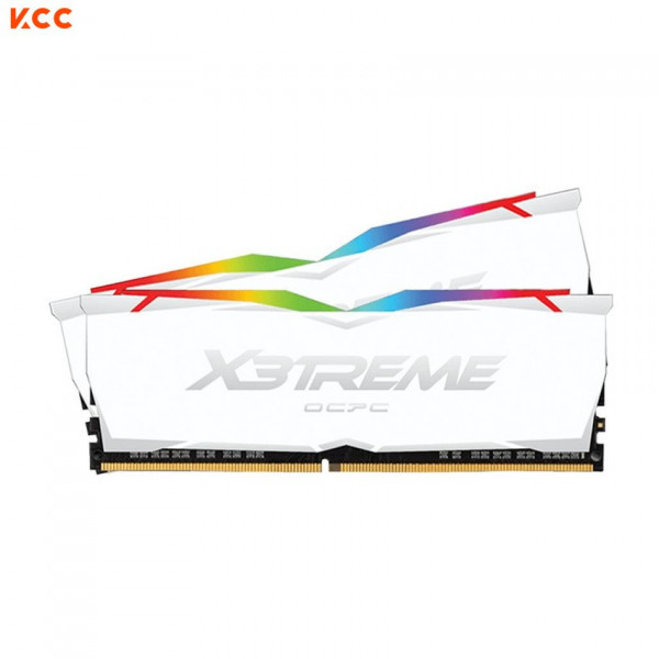 Ram DDR4 OCPC X3treme Aura RGB 16G/3200 (2X 8GB) White(MMX3A2K16GD432C16W)