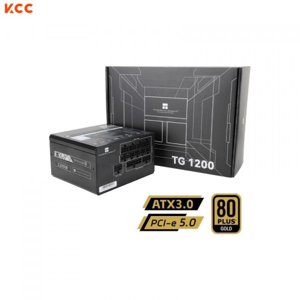 Nguồn máy tính Thermalright 1200W TR-TG 1200 80 Plus Gold Black (ATX3.0 / PCIE 5.0)