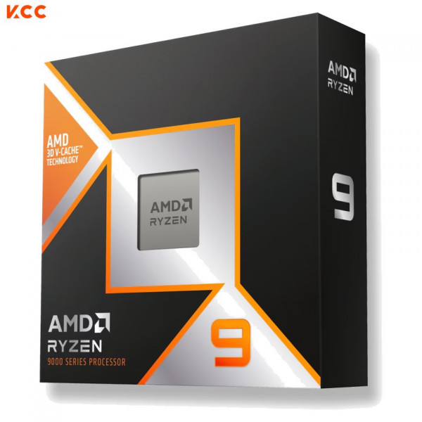 CPU AMD AMD Ryzen 9 9900X3D (4.4GHz Up to 5.5GHz / 12 nhân 24 luồng / 12MB / AM5)