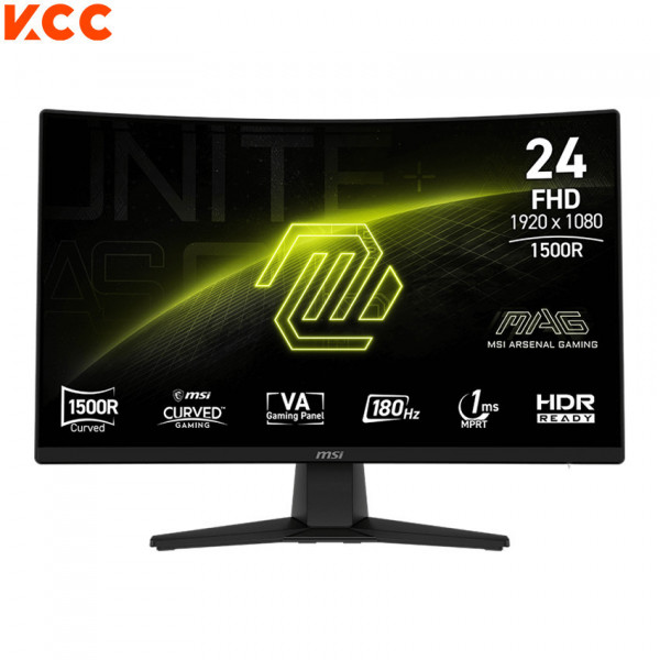 Màn hình gaming MSI MAG 242C (24in / FHD / VA / 180Hz / 1ms / Cong)