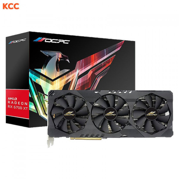 Card màn hình OCPC AMD Radeon RX 6700 XT XE 12GB (OCVARX6700XTG12D6XE)