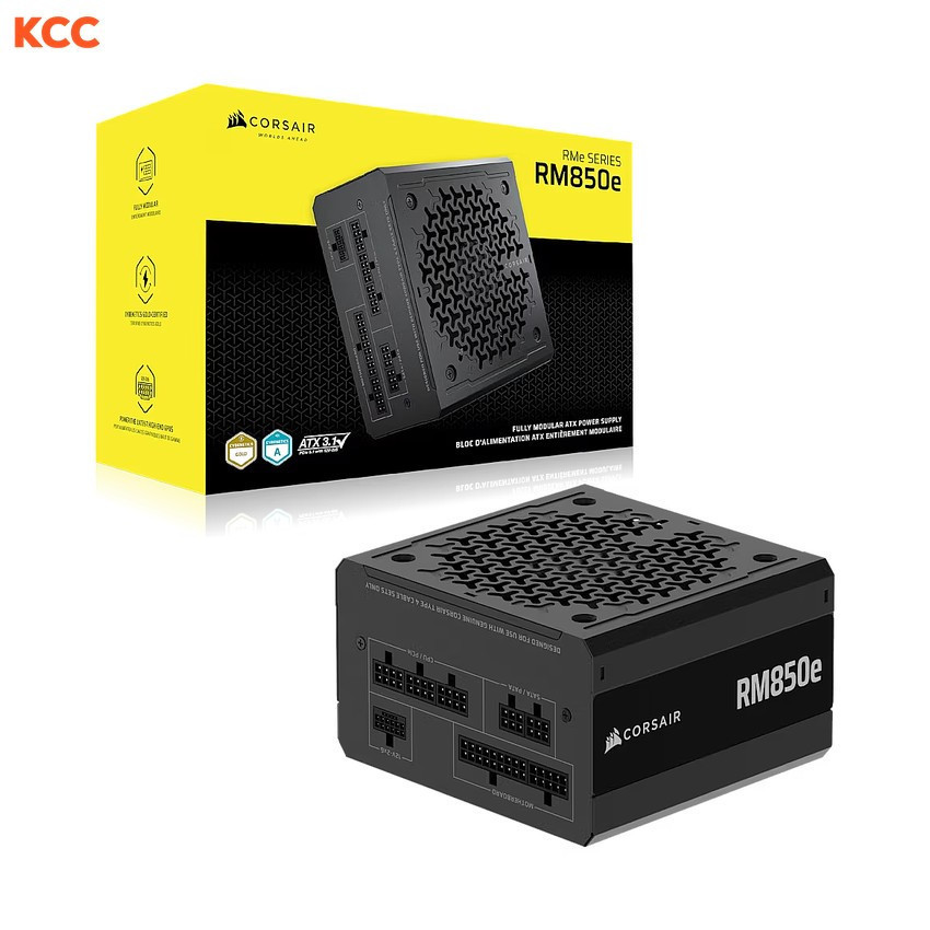 Nguồn máy tính Corsair RM850e ATX 3.1 80 Plus Gold Full Modul (CP-9020296-NA)