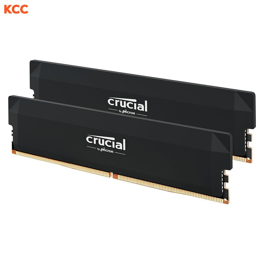 Ram Crucial Pro 32GB (2x16GB) CL36 6000MHz DDR5 OC Black (CP2K16G60C36U5B)