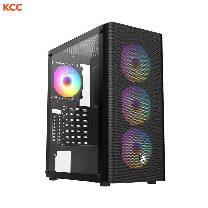VỎ MÁY TÍNH VITRA SAPHIRA AX15 (Kèm 3 Fan RGB)