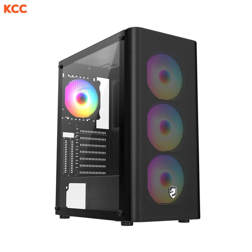 VỎ MÁY TÍNH VITRA SAPHIRA AX15 (Kèm 3 Fan ARGB)