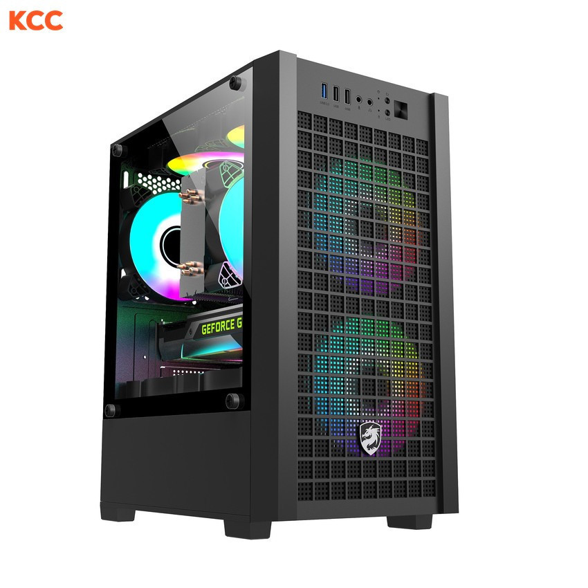 VỎ MÁY TÍNH VITRA CRUISE VX1 BLACK (3FAN RGB)