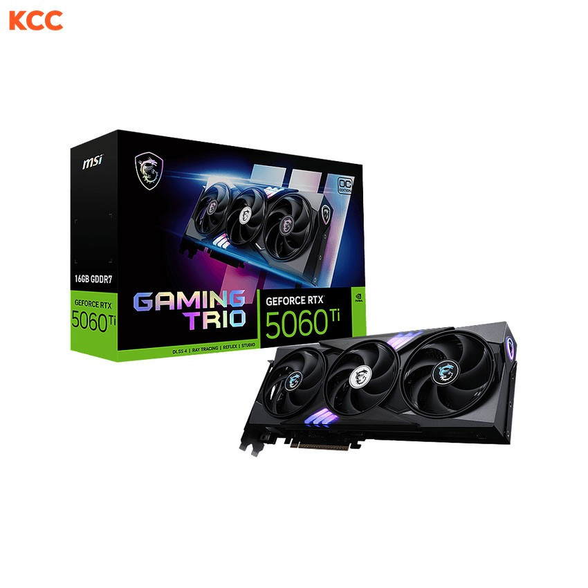 Card màn hình MSI GeForce RTX 5060 Ti 16GB GAMING TRIO OC
