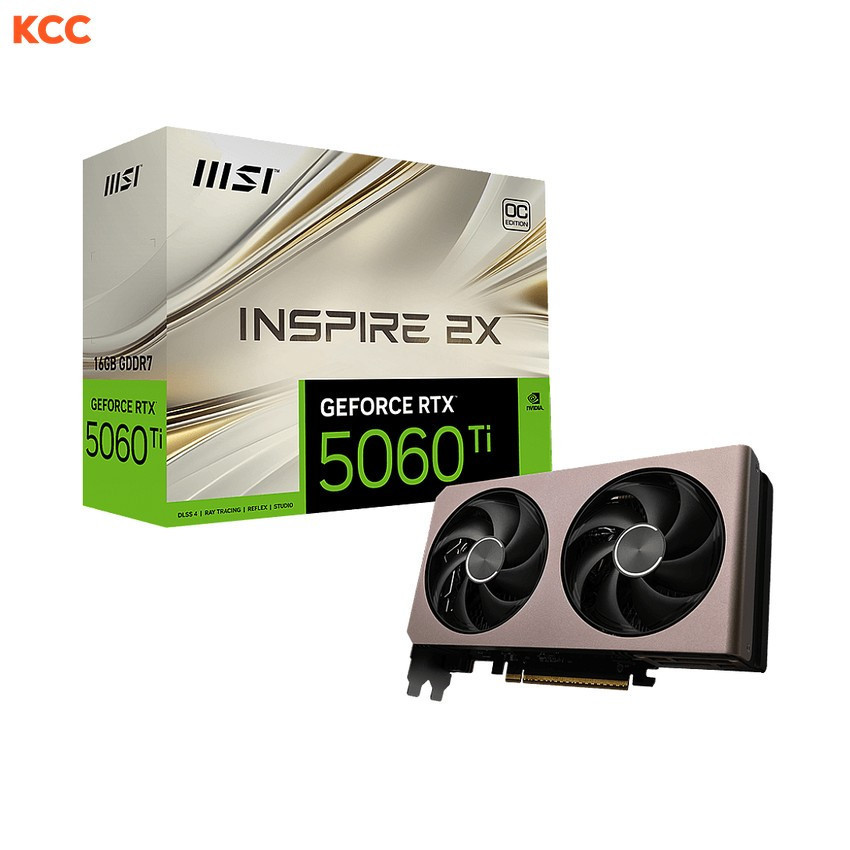 Card màn hình MSI GeForce RTX 5060 Ti 16GB INSPIRE 2X OC