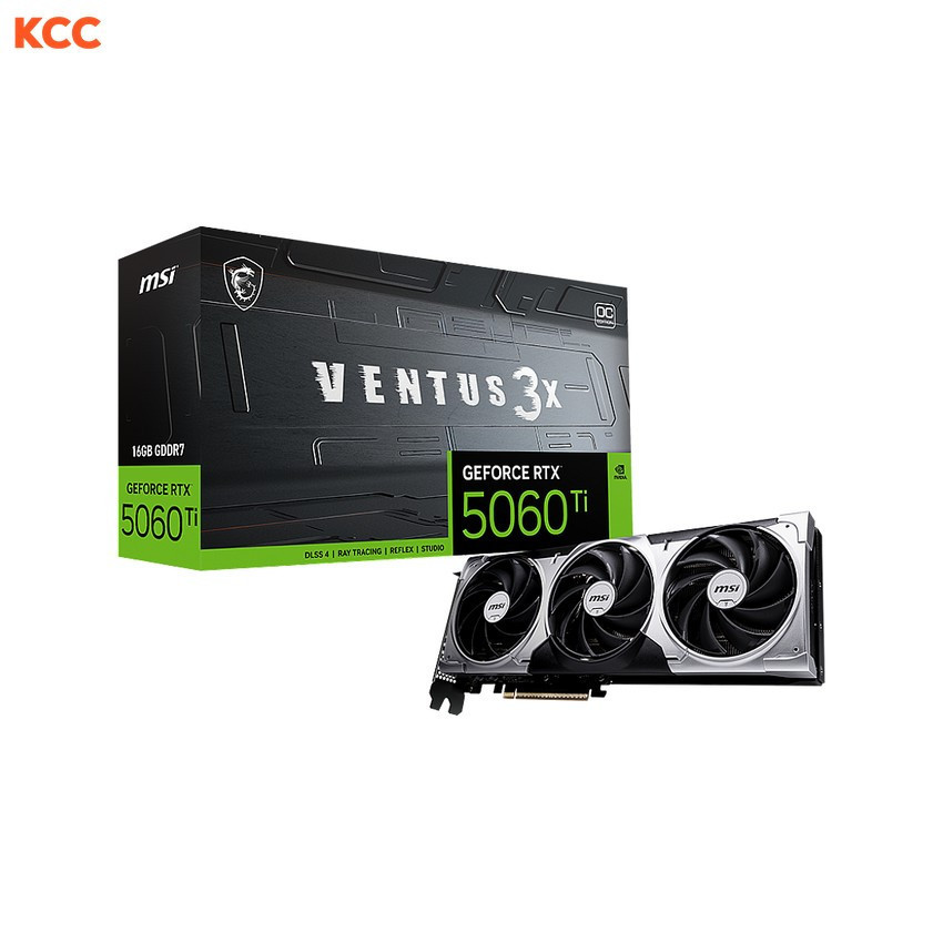 Card màn hình MSI GeForce RTX 5060 Ti 16GB VENTUS 3X OC
