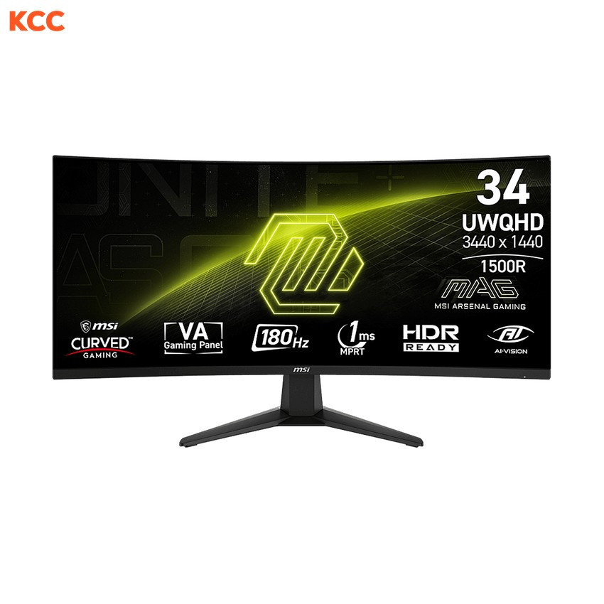 Màn hình gaming MSI MAG 346CQ (34in / WQHD / VA / 180Hz / 1ms / Cong)