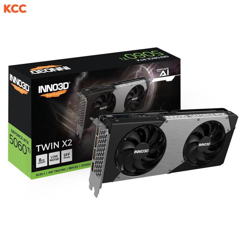 Card màn hình INNO3D GeForce RTX 5060 Ti 8GB Twin X2
