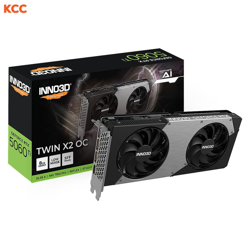 Card màn hình INNO3D GeForce RTX 5060 Ti 8GB Twin X2 OC