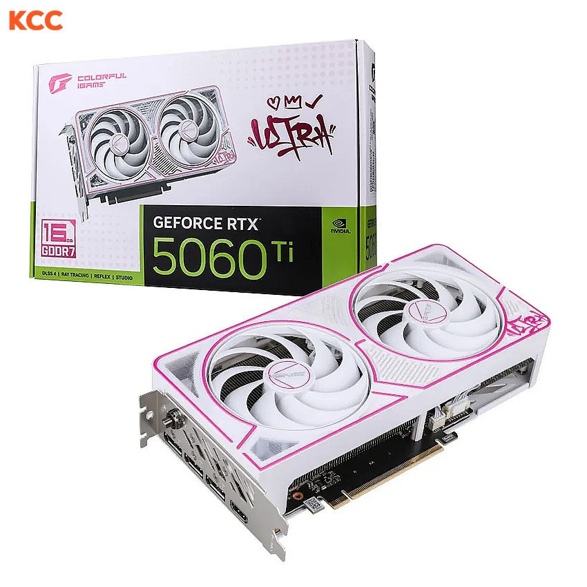 Card màn hình Colorful iGame GeForce RTX 5060 Ti Ultra W DUO OC 16GB-V