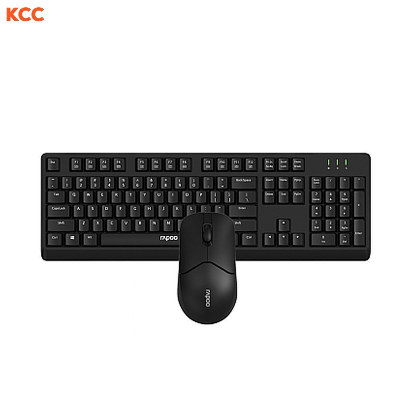 Bộ bàn phím chuột không dây Rapoo X1500 Đen