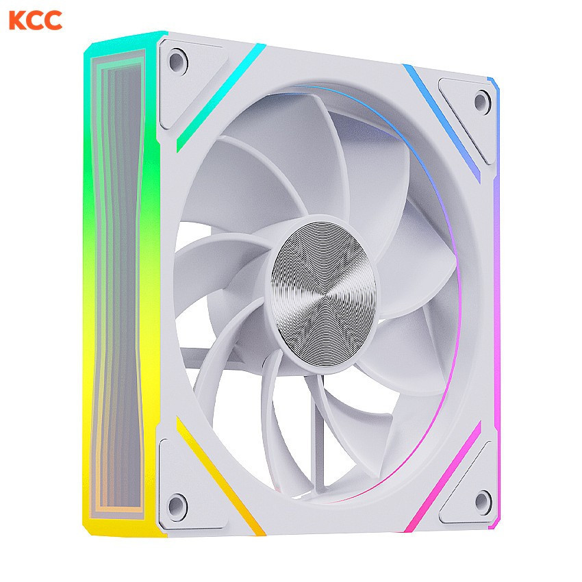 Fan Case Magic Snowman F-125 ARGB trắng (ngược)