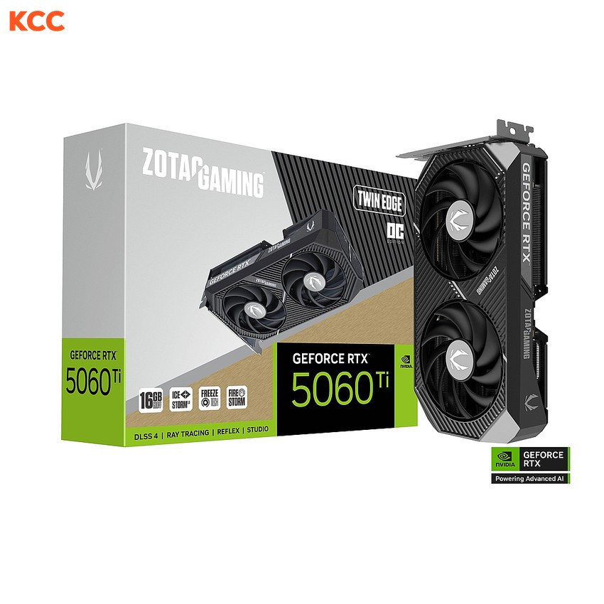 VGA ZOTAC GAMING GeForce RTX 5060 Ti 16GB Twin Edge OC (ZT-B50620H-10M)