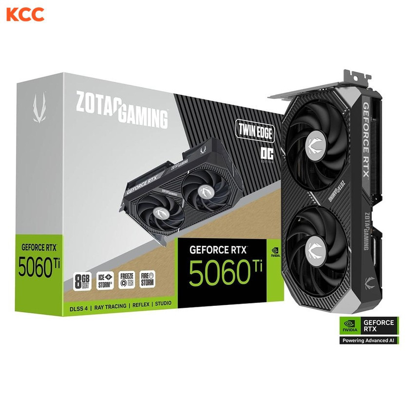 VGA ZOTAC GAMING GeForce RTX 5060 Ti 8GB Twin Edge OC (ZT-B50610H-10M)