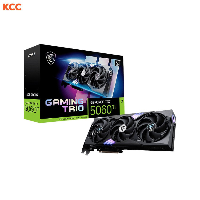 Card màn hình MSI GeForce RTX 5060 Ti 16G GAMING TRIO